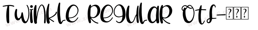 Twinkle Regular otf字体转换